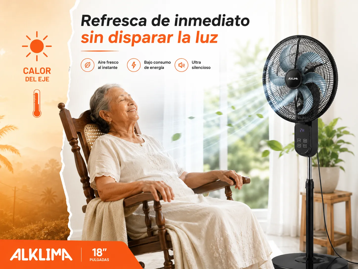 Brisa fresca, bajo consumo