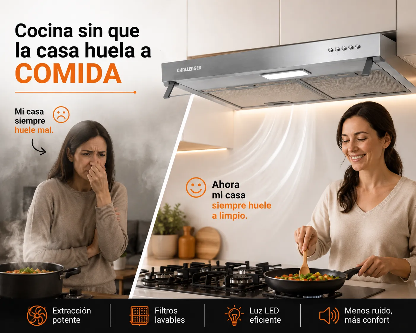 Tu casa huele a limpio