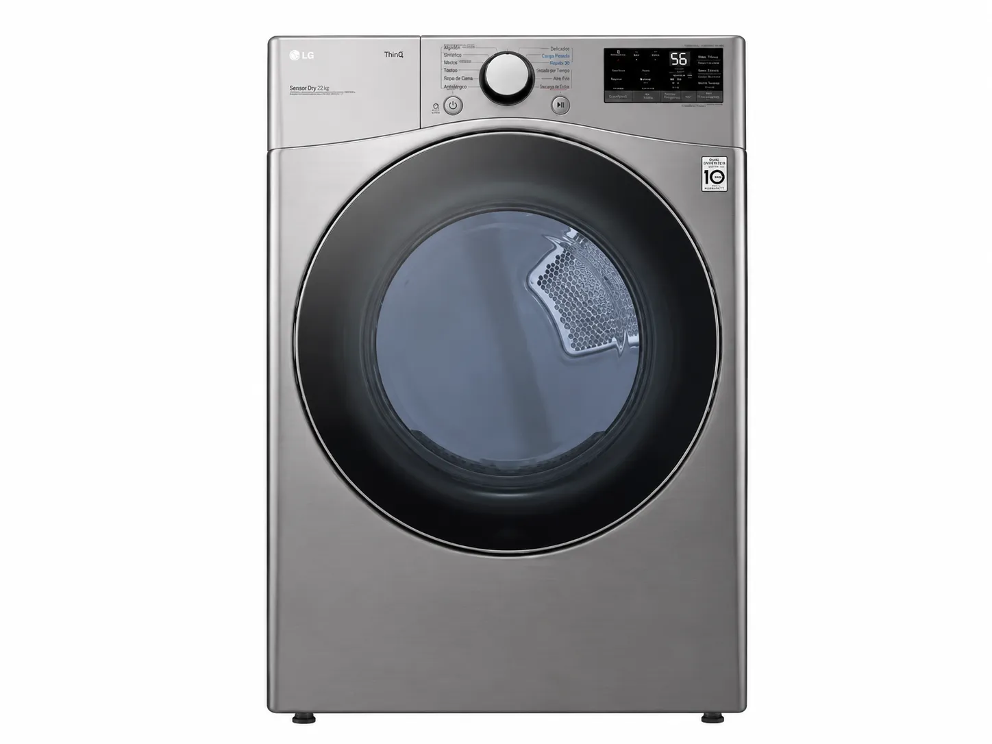 SECADORA LG 22KG GRIS
