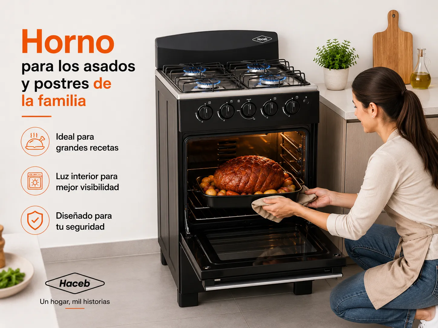 Horno para asados y postres