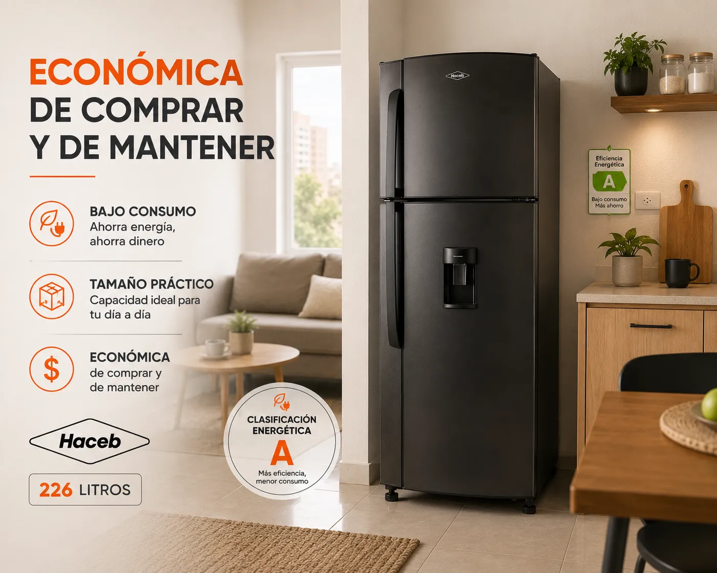 Económica de comprar y de mantener