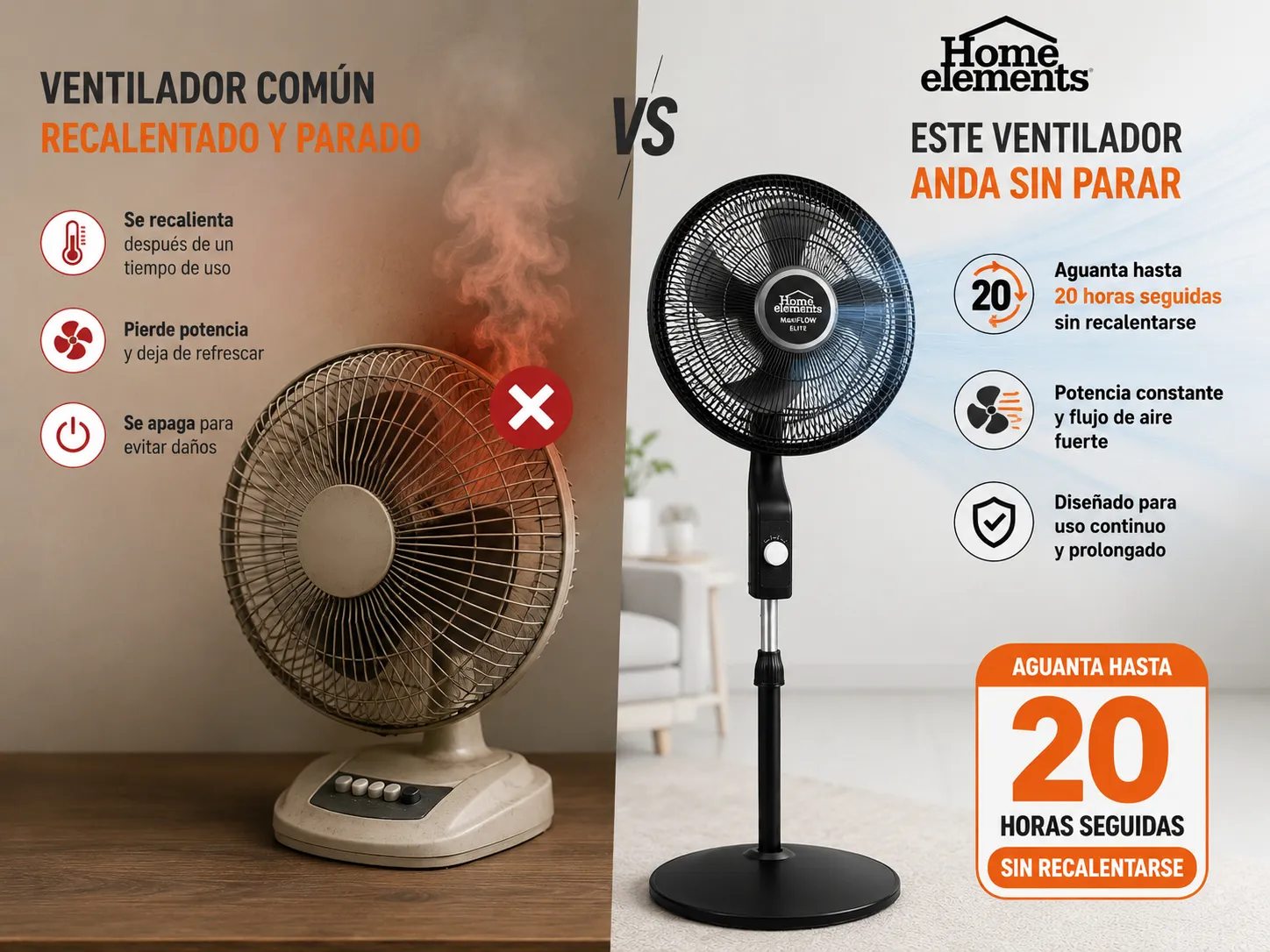 Más aire, bajo consumo