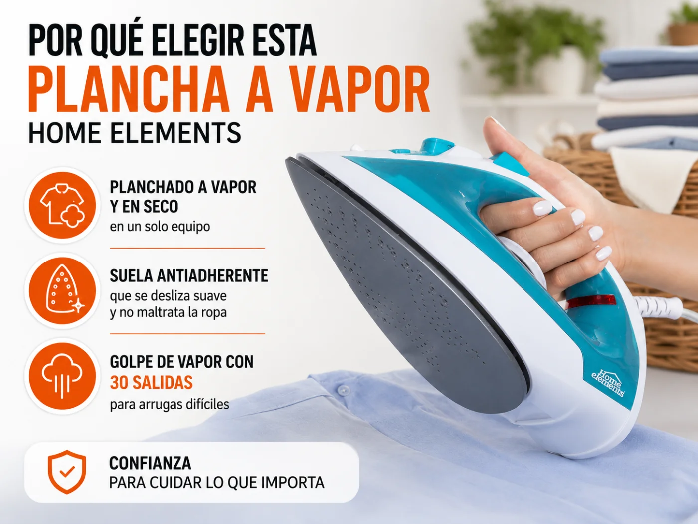 Por qué esta plancha y no otra