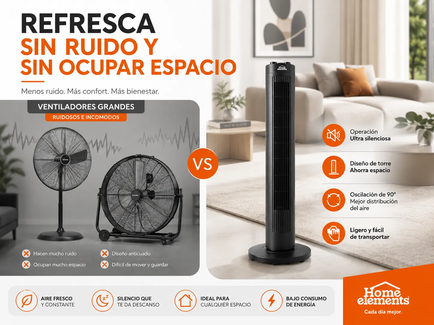Refresca sin disparar la luz