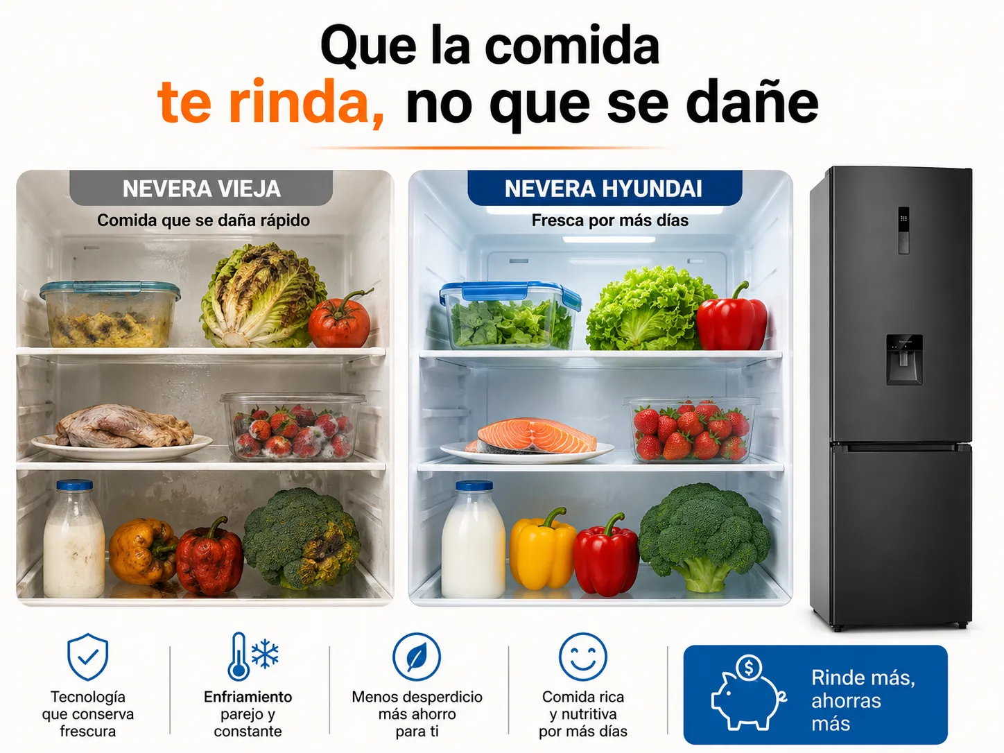 Comida que dura fresca más días