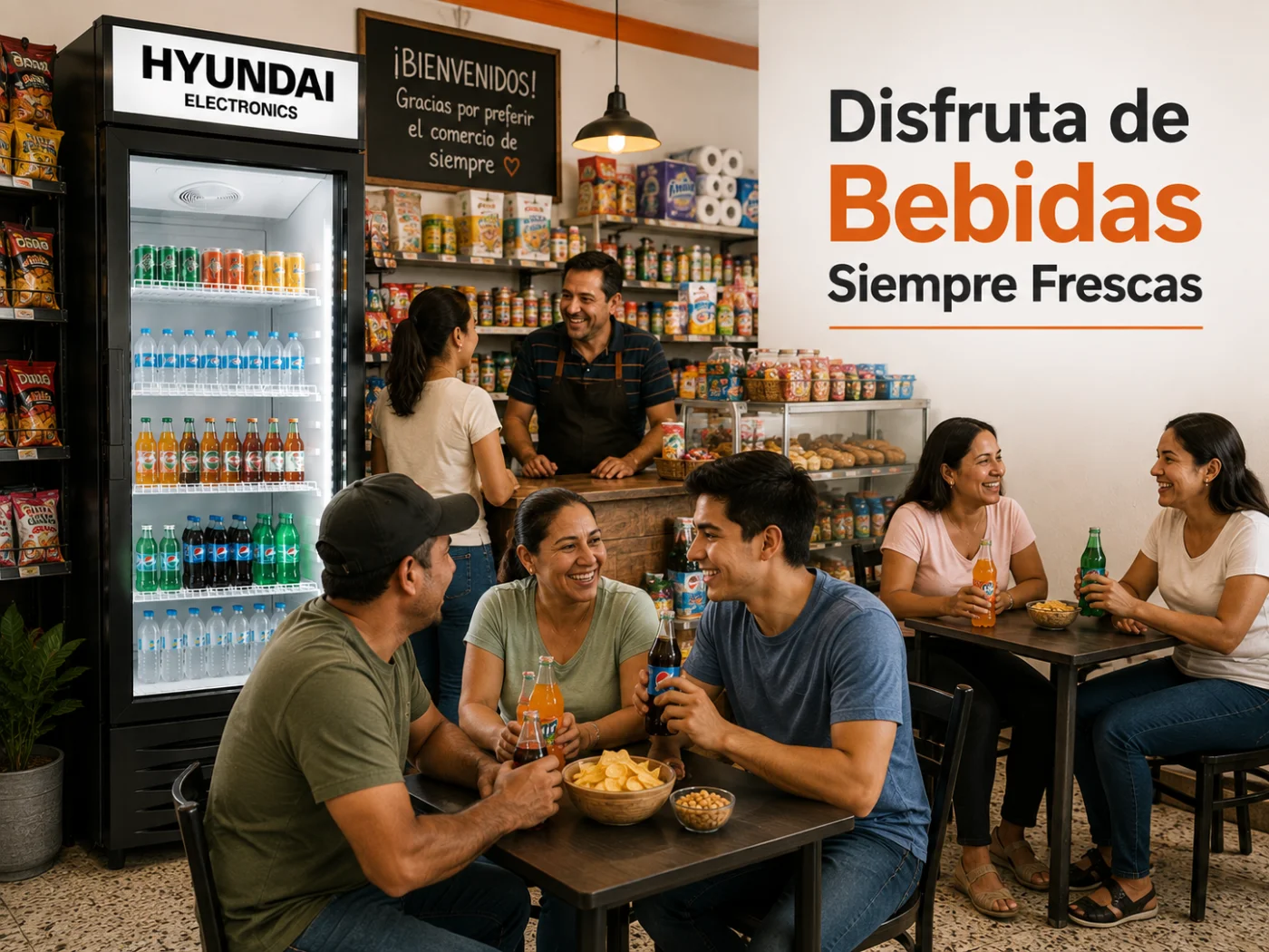 Disfruta de Bebidas Siempre Frescas