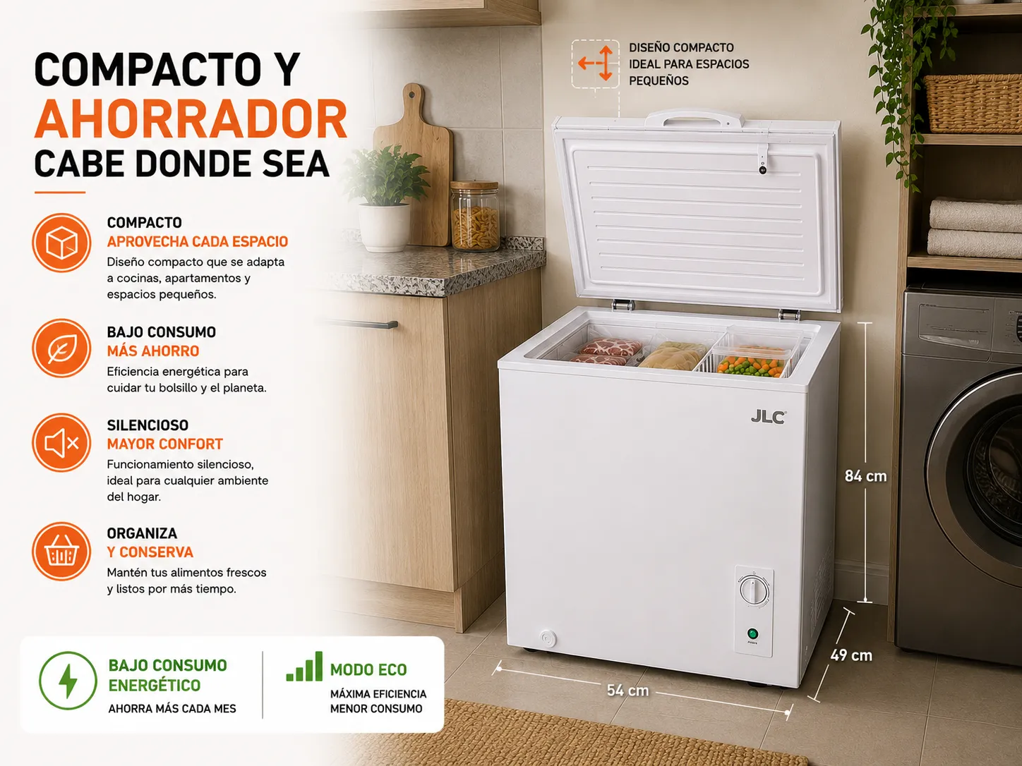 Congelado profundo · conserva por meses