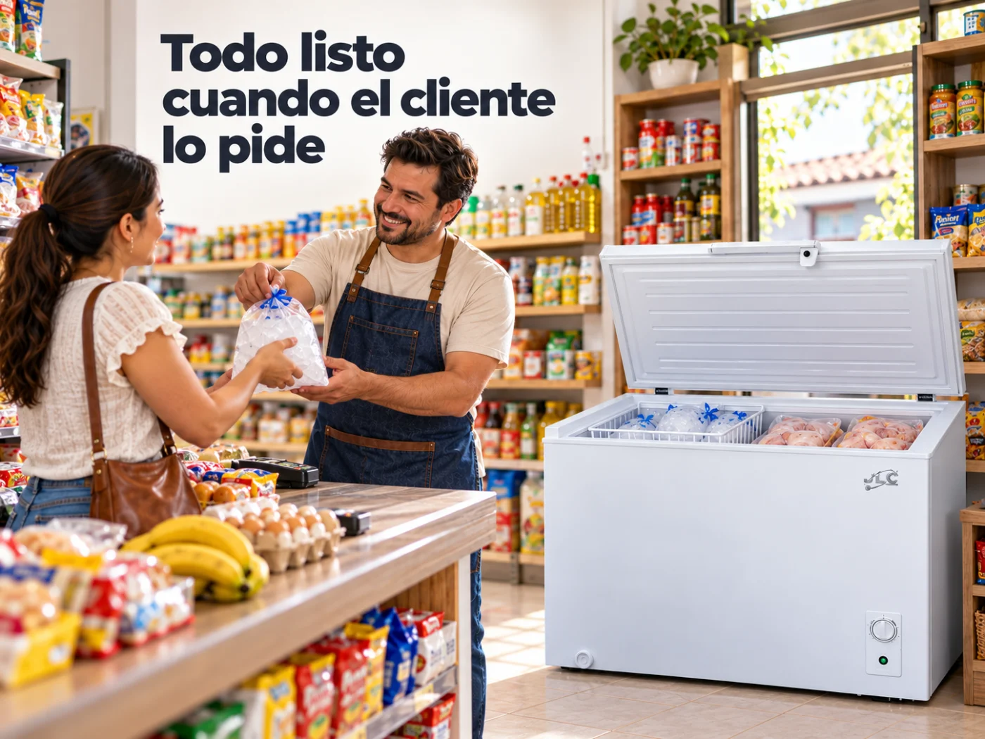 Todo listo cuando el cliente lo pide
