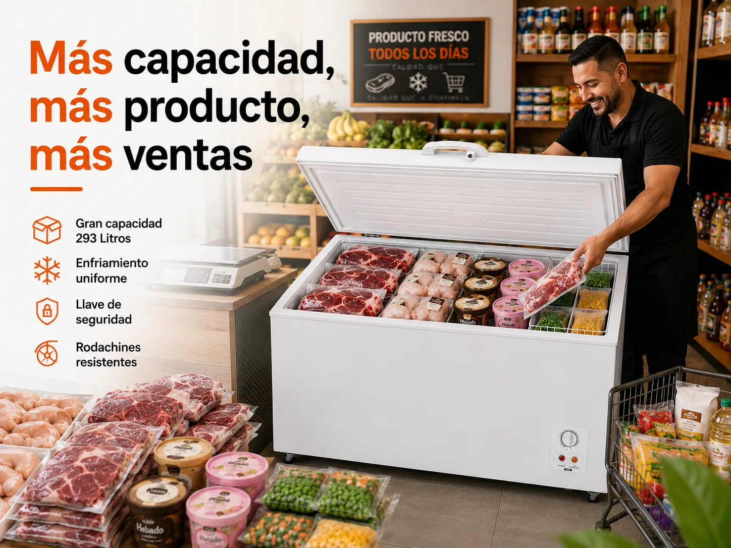 Más capacidad, más producto, más ventas