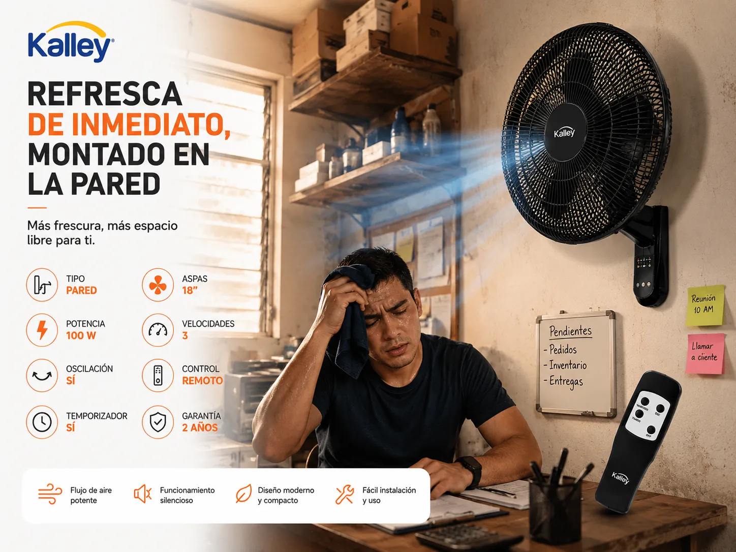 Refresca sin disparar la luz