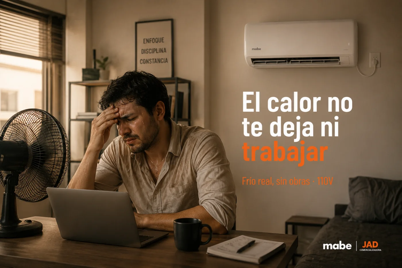El calor no te deja ni trabajar ni pensar
