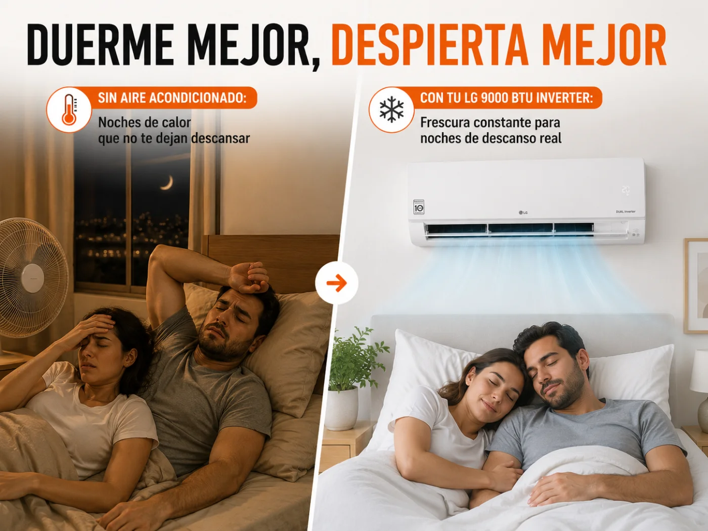 Duerme fresco por fin