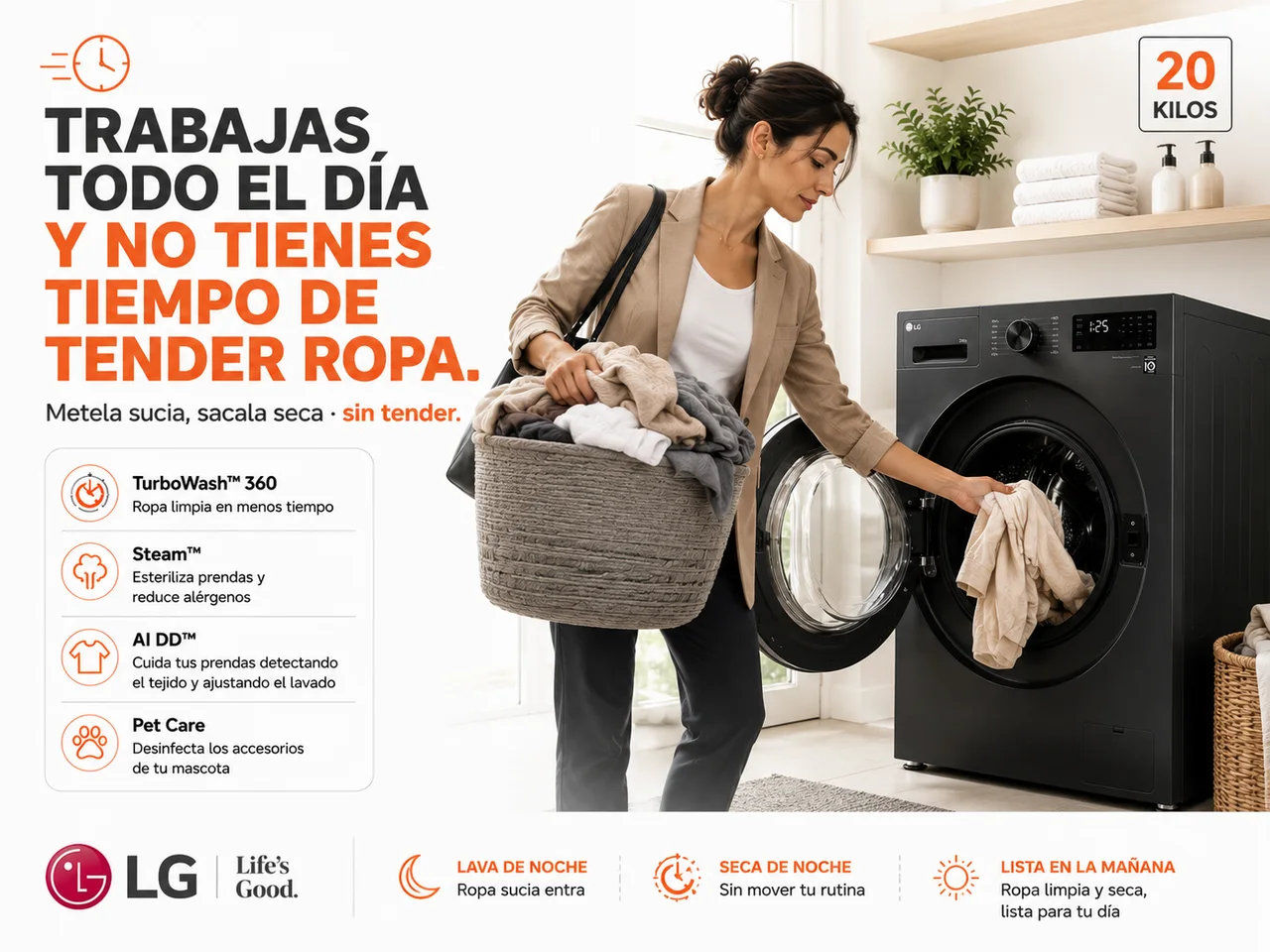 Métela sucia, sácala seca, sin tender