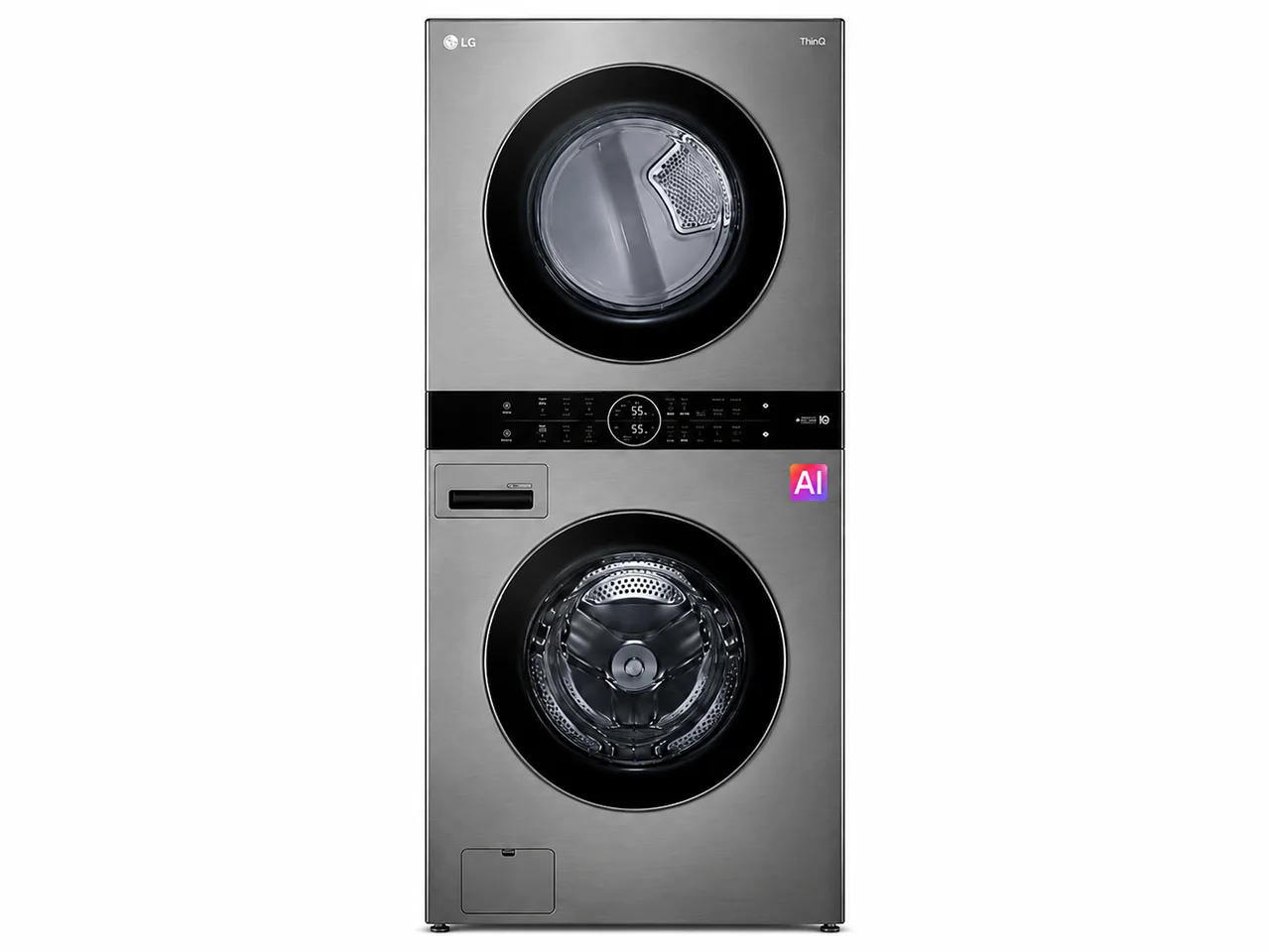 LAVADORA/SECADORA LG WASHTOWER 22 KG GRIS