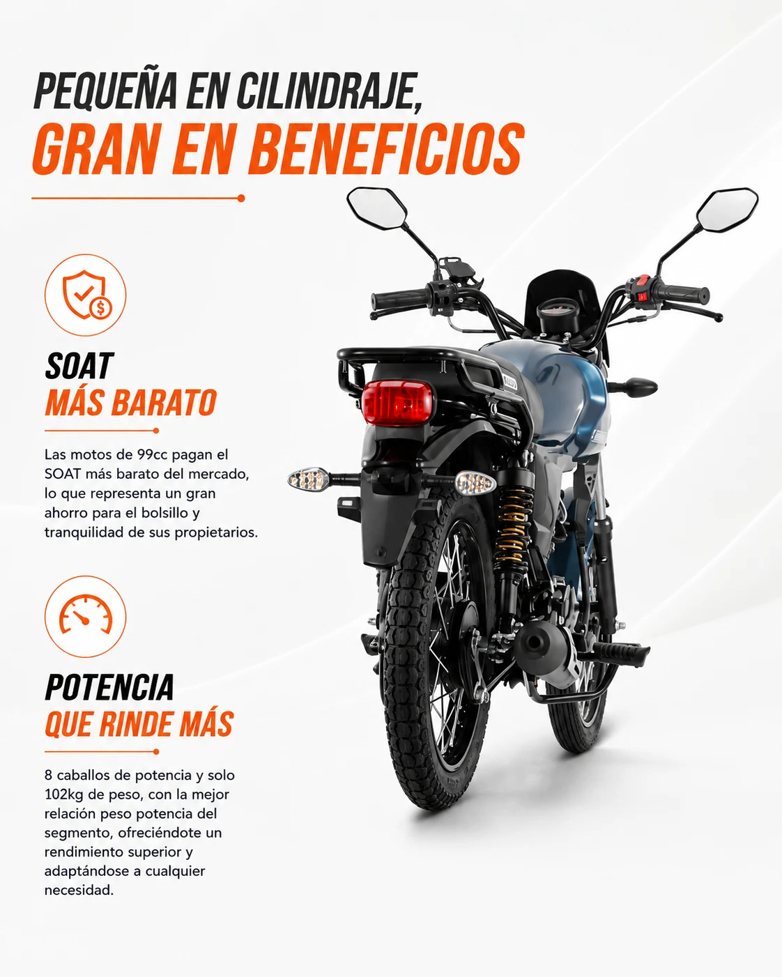 Pequeña en cilindraje, grande en beneficios